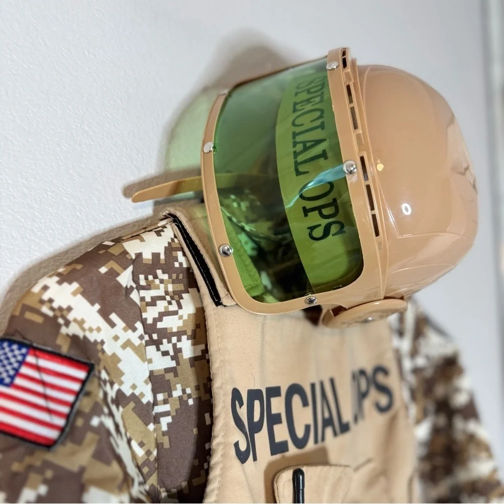 Special Ops Kids Camo Costume 6PC Size S (5/6) by Authentic Kids